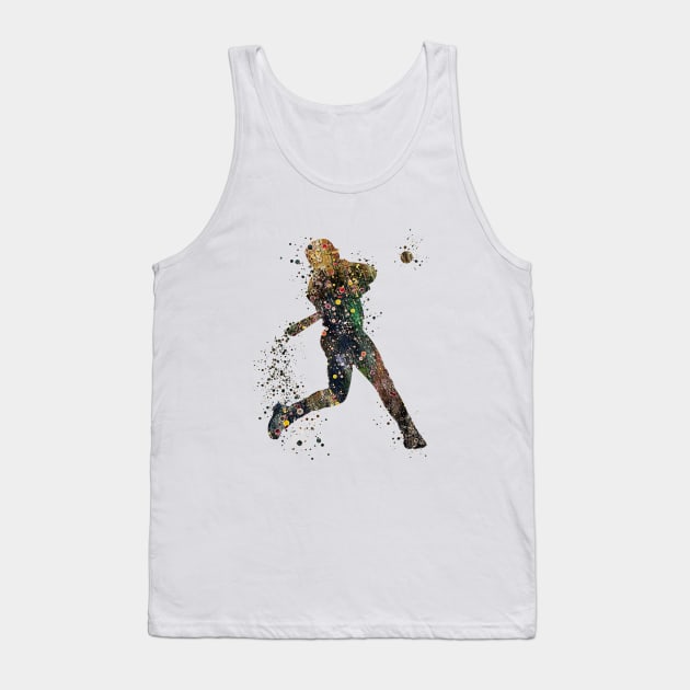 Baseball Boy Batter Watercolor Softball Player Sports Gifts Tank Top by LotusGifts